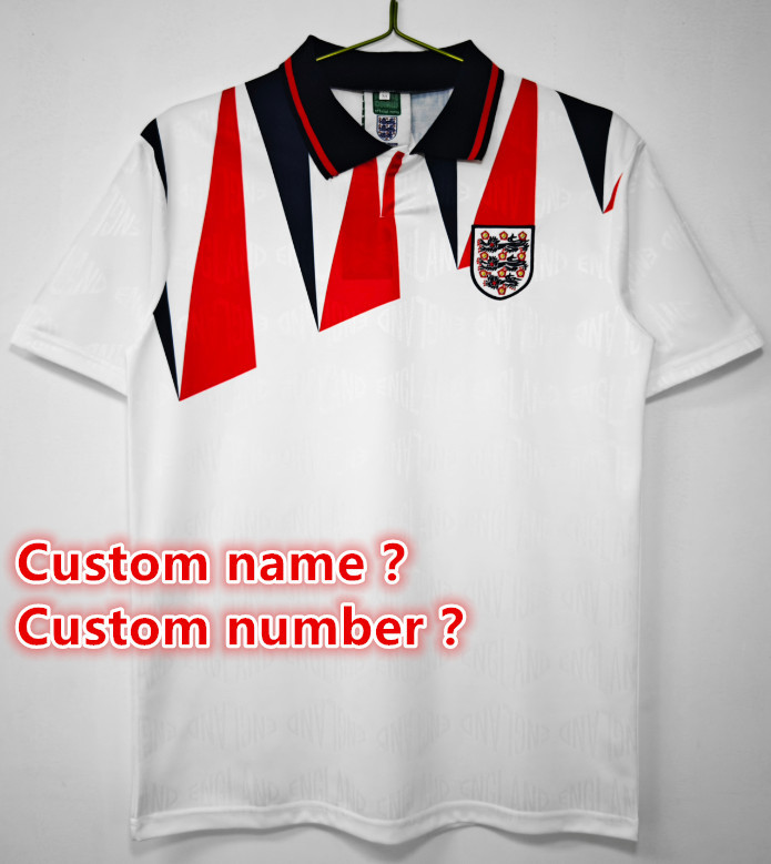England Retro jersey 25 26  Home and away New adult Retro 2004 1996 1990 1998  2002 1992 1984/ 87  1982  2001/03  1190/01 England soccer jersey 10-20 days. It will arrive in your country days. It will arrive in your country