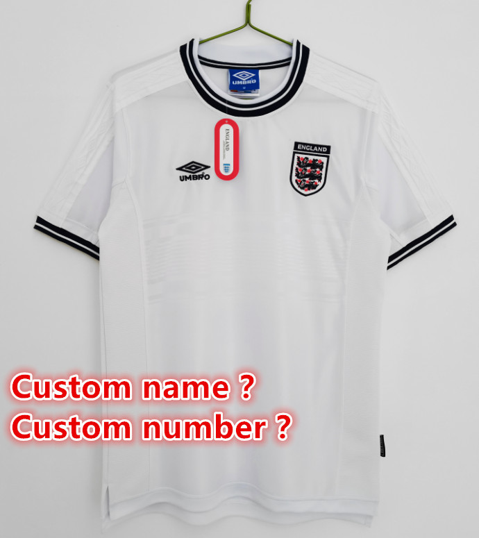 England Retro jersey 25 26  Home and away New adult Retro 2004 1996 1990 1998  2002 1992 1984/ 87  1982  2001/03  1190/01 England soccer jersey 10-20 days. It will arrive in your country days. It will arrive in your country