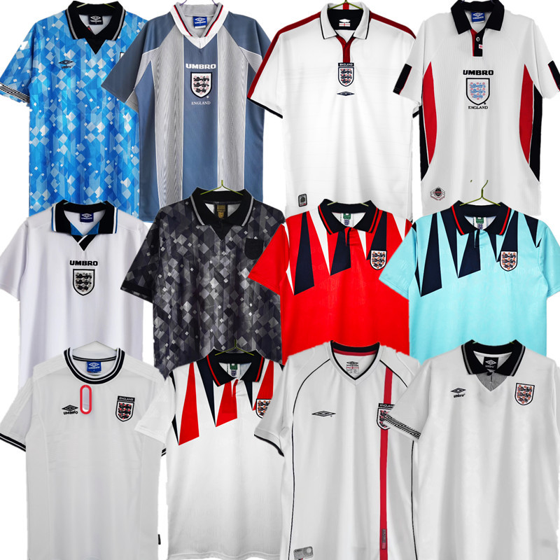 England Retro jersey 25 26  Home and away New adult Retro 2004 1996 1990 1998  2002 1992 1984/ 87  1982  2001/03  1190/01 England soccer jersey 10-20 days. It will arrive in your country days. It will arrive in your country