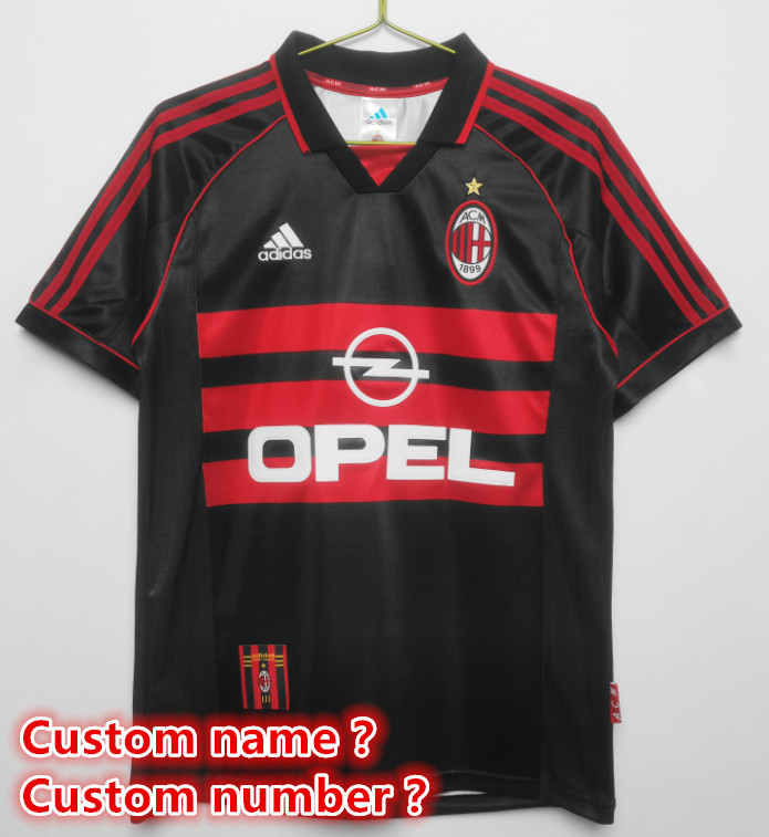 AC Milan Retro jersey 25 26  Home and away New adult Retro 1995/96 1998/99 2006/07 2007/08 2013/14 2009/10 2016/17 92/94  AC Milan soccer jersey 10-20 days. It will arrive in your country days. It will arrive in your country
