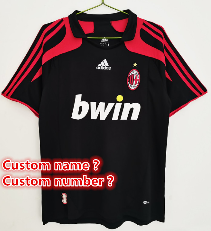 AC Milan Retro jersey 25 26  Home and away New adult Retro 1995/96 1998/99 2006/07 2007/08 2013/14 2009/10 2016/17 92/94  AC Milan soccer jersey 10-20 days. It will arrive in your country days. It will arrive in your country