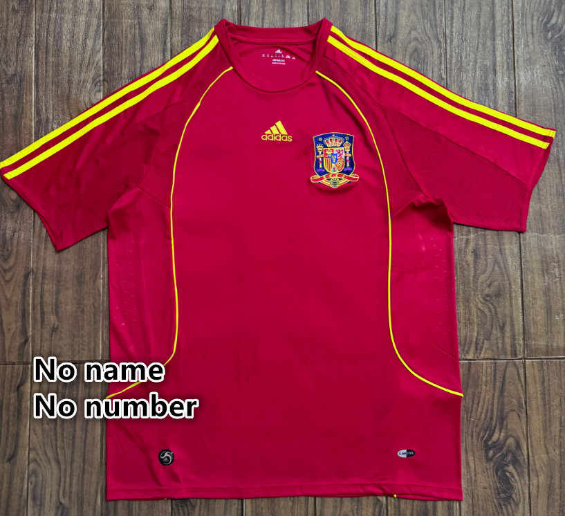 Spain Retro jersey 25 26  Home and away New adult Retro  1996 1994/95  2010 1998 2012 Spain soccer jersey 10-20 days. It will arrive in your country days. It will arrive in your country