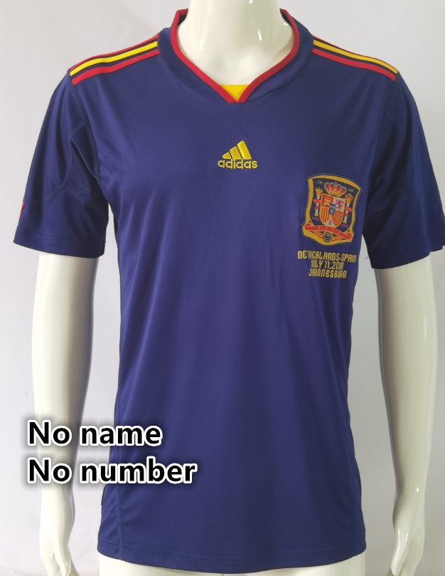 Spain Retro jersey 25 26  Home and away New adult Retro  1996 1994/95  2010 1998 2012 Spain soccer jersey 10-20 days. It will arrive in your country days. It will arrive in your country