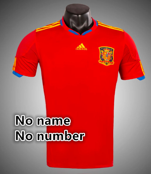 Spain Retro jersey 25 26  Home and away New adult Retro  1996 1994/95  2010 1998 2012 Spain soccer jersey 10-20 days. It will arrive in your country days. It will arrive in your country