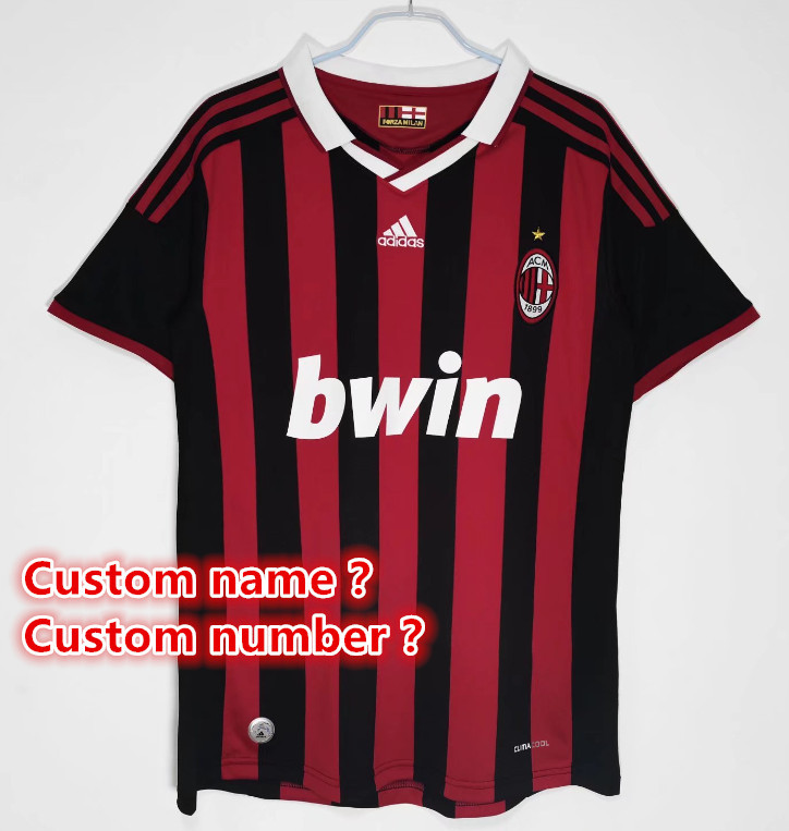 AC Milan Retro jersey 25 26  Home and away New adult Retro 1995/96 1998/99 2006/07 2007/08 2013/14 2009/10 2016/17 92/94  AC Milan soccer jersey 10-20 days. It will arrive in your country days. It will arrive in your country