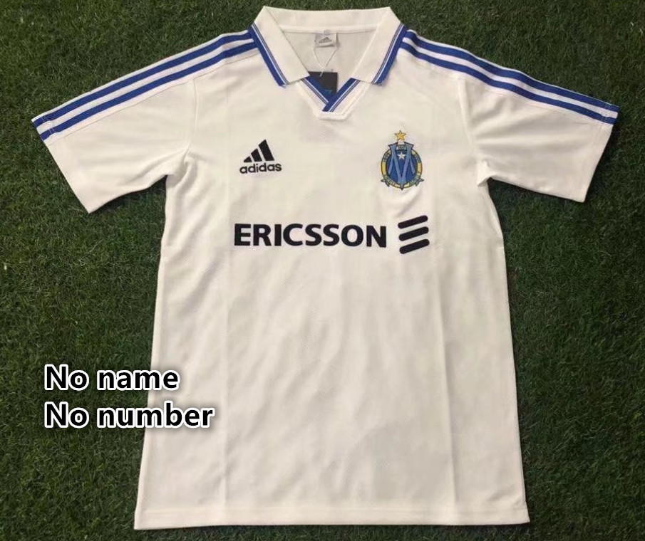 Marseille Retro jersey  Home and away New adult Retro  1990  1998/99 1992/93 99/00  11 /12  Marseille soccer jersey 10-20 days. It will arrive in your country days. It will arrive in your country