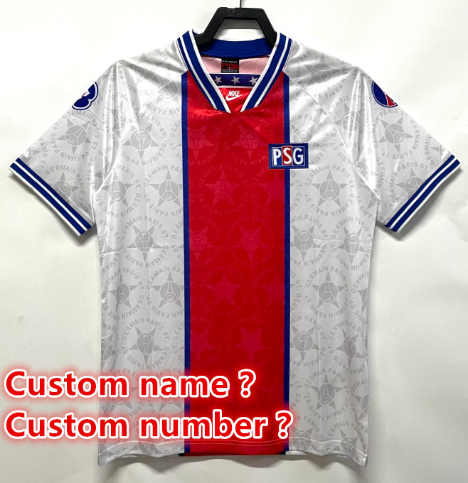 psg Retro jersey  Home and away New adult Retro  psg  soccer jersey 10-20 days. It will arrive in your country days. It will arrive in your country