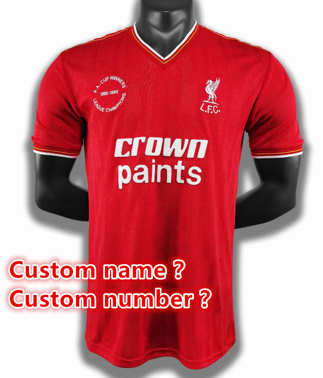 Liverpool Retro jersey  Home and away New adult Retro Manchester United soccer jersey 10-20 days. It will arrive in your country days. It will arrive in your country