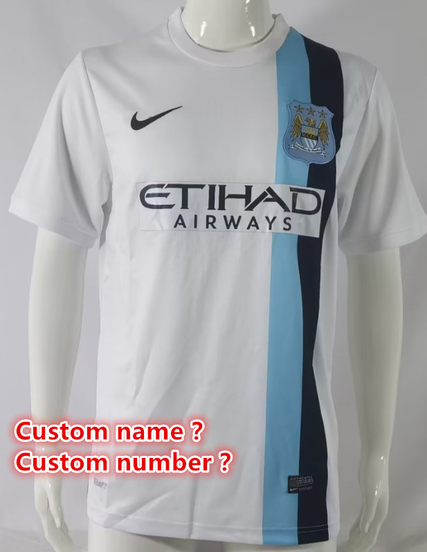 Manchester City  Retro jersey  Home and away New adult Retro Manchester City  soccer jersey 10-20 days. It will arrive in your country days. It will arrive in your country