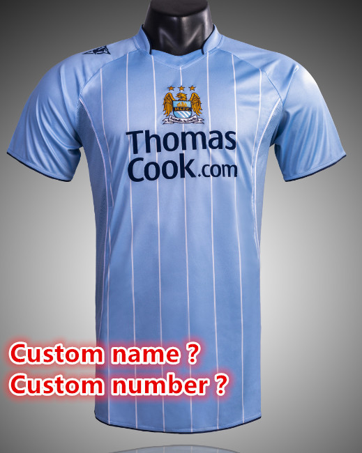 Manchester City  Retro jersey  Home and away New adult Retro Manchester City  soccer jersey 10-20 days. It will arrive in your country days. It will arrive in your country