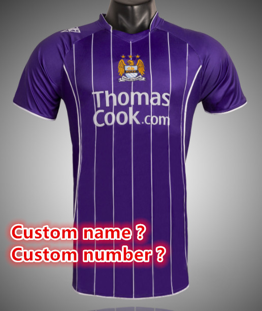 Manchester City  Retro jersey  Home and away New adult Retro Manchester City  soccer jersey 10-20 days. It will arrive in your country days. It will arrive in your country