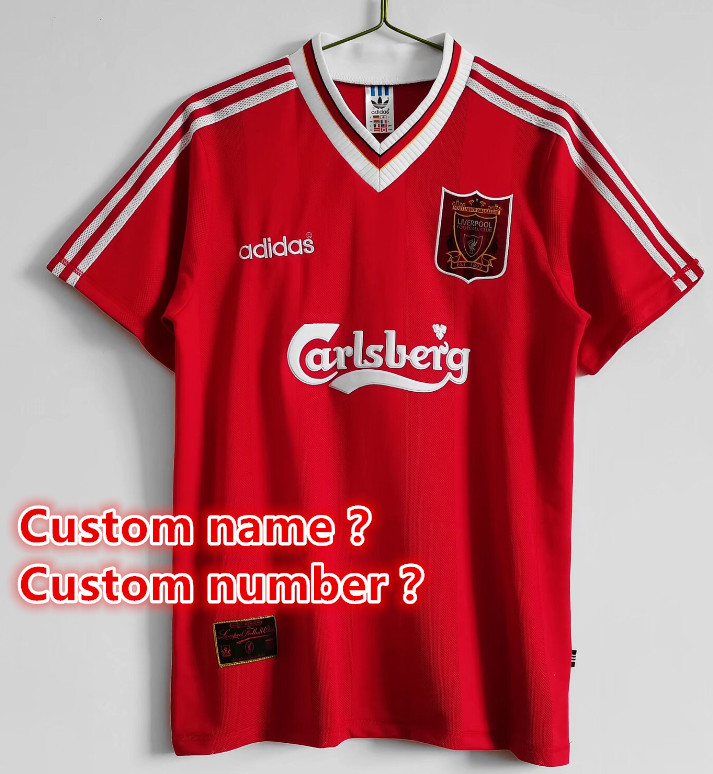 Liverpool Retro jersey  Home and away New adult Retro Manchester United soccer jersey 10-20 days. It will arrive in your country days. It will arrive in your country