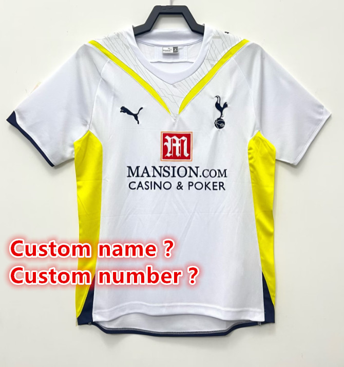 Tottenham Retro jersey  Home and away New adult Retro Tottenham  soccer jersey 10-20 days. It will arrive in your country days. It will arrive in your country