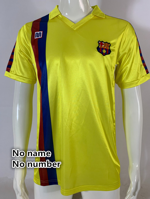Barcelona Retro jersey  Home and away New adult Retro Barcelona soccer jersey 10-20 days. It will arrive in your country days. It will arrive in your country