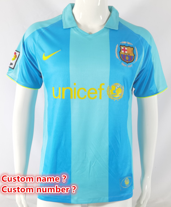 Barcelona Retro jersey  Home and away New adult Retro Barcelona soccer jersey 10-20 days. It will arrive in your country days. It will arrive in your country
