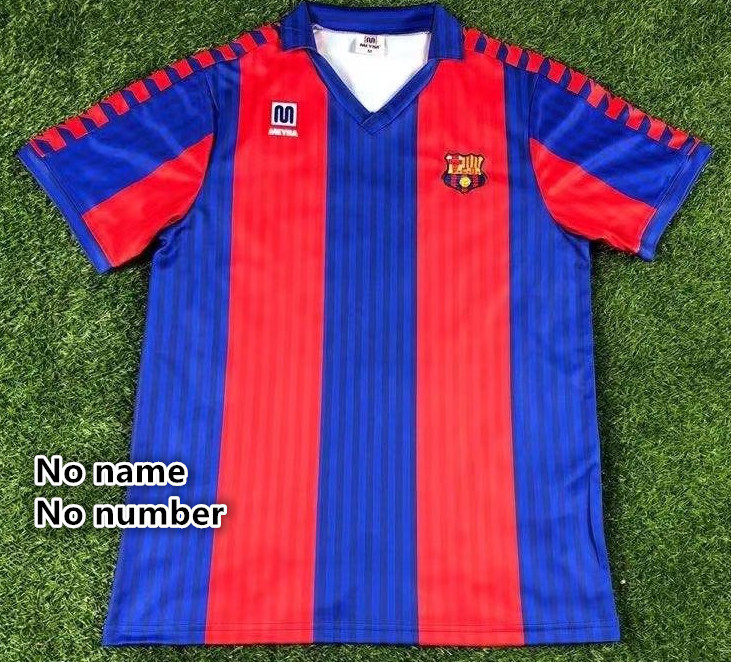 Barcelona Retro jersey  Home and away New adult Retro Barcelona soccer jersey 10-20 days. It will arrive in your country days. It will arrive in your country
