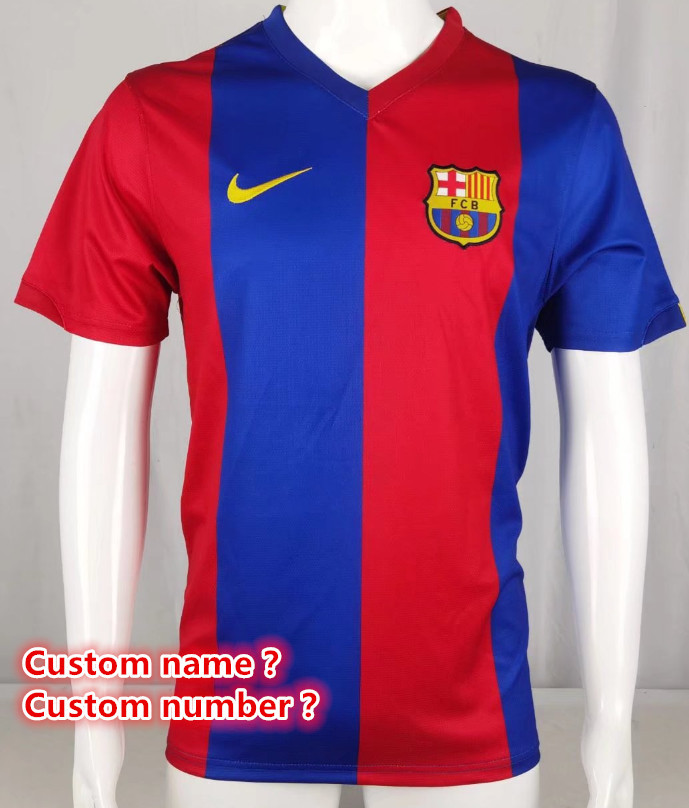 Barcelona Retro jersey  Home and away New adult Retro Barcelona soccer jersey 10-20 days. It will arrive in your country days. It will arrive in your country