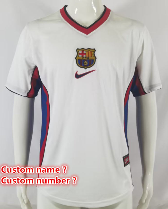 Barcelona Retro jersey  Home and away New adult Retro Barcelona soccer jersey 10-20 days. It will arrive in your country days. It will arrive in your country