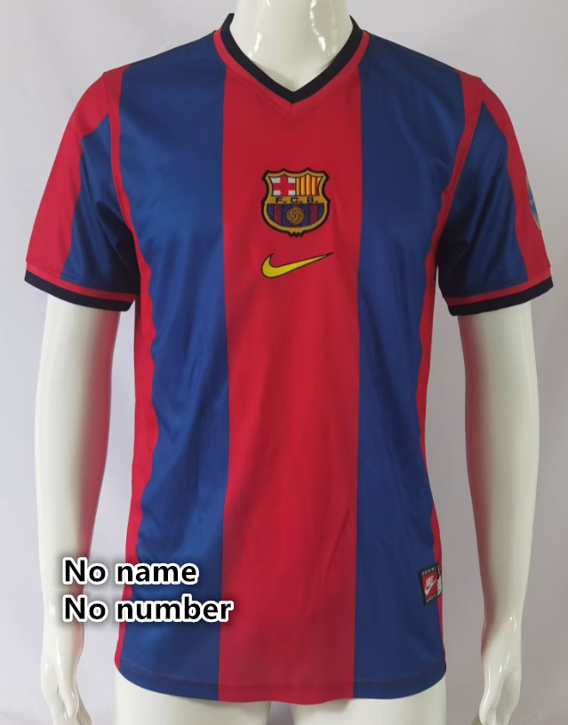 Barcelona Retro jersey  Home and away New adult Retro Barcelona soccer jersey 10-20 days. It will arrive in your country days. It will arrive in your country