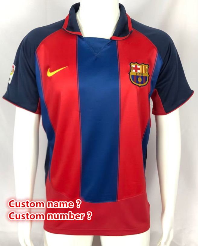 Barcelona Retro jersey  Home and away New adult Retro Barcelona soccer jersey 10-20 days. It will arrive in your country days. It will arrive in your country