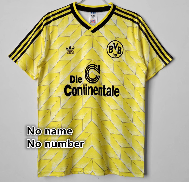 Dortmund Retro jersey  Home and away adult Retro Dortmund soccer jersey 10-20 days. It wi Retro jersey  Home and away New adult Retro Bayern Munich soccer jersey 10-20 days. It will arrive in your country days. It will arrive in y