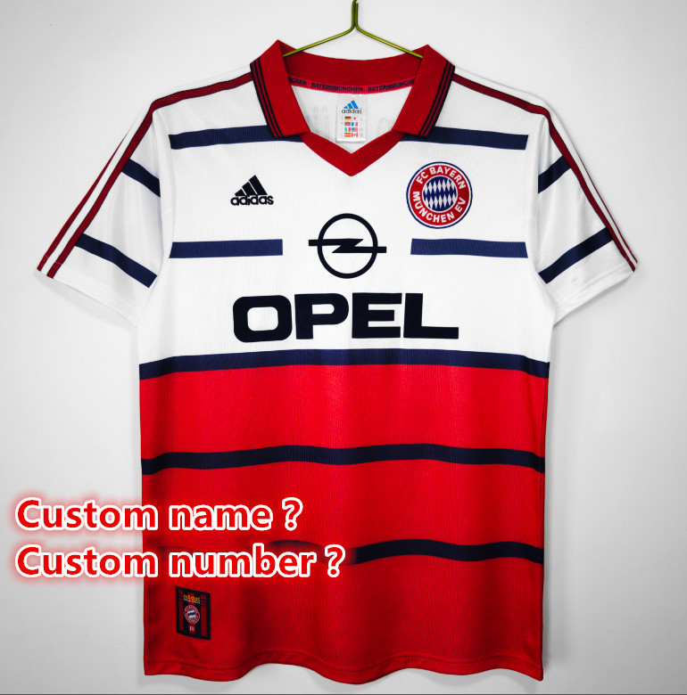 Bayern Munich Retro jersey  Home and away New adult Retro Bayern Munich soccer jersey 10-20 days. It will arrive in your country days. It will arrive in your country