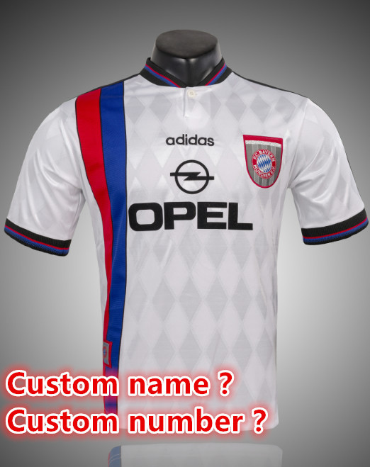 Bayern Munich Retro jersey  Home and away New adult Retro Bayern Munich soccer jersey 10-20 days. It will arrive in your country days. It will arrive in your country