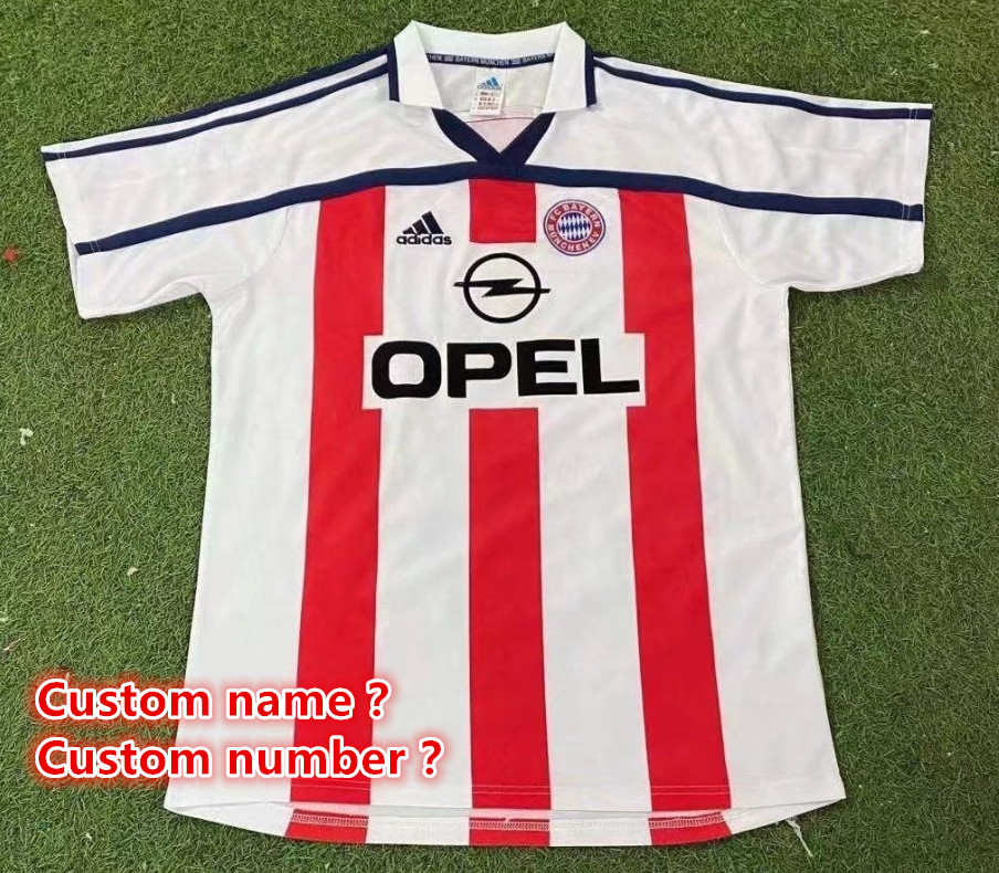 Bayern Munich Retro jersey  Home and away New adult Retro Bayern Munich soccer jersey 10-20 days. It will arrive in your country days. It will arrive in your country