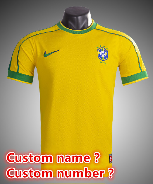 Brazil Retro jersey  Home and away  adult Retro Brazil soccer jersey 10-20 days. It wi Retro jersey  Home and away New adult Retro Bayern Munich soccer jersey 10-20 days. It will arrive in your country days. It will arrive in y