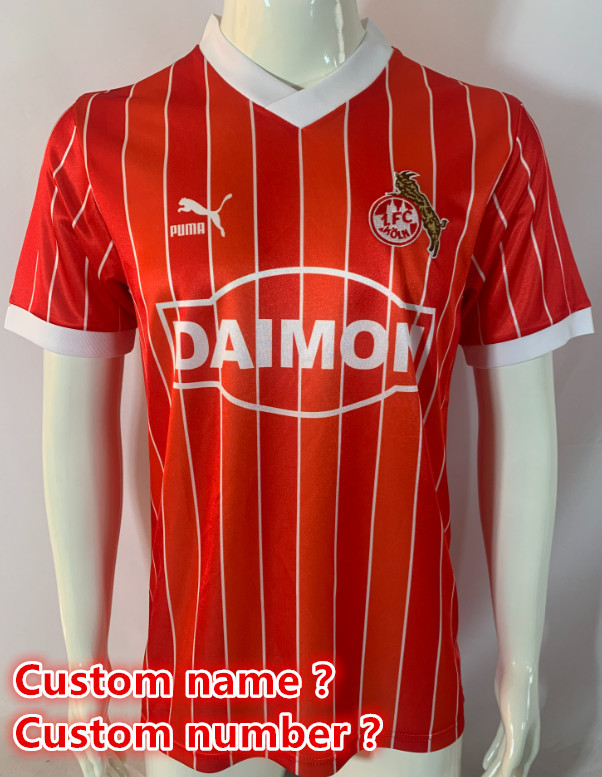 Cologne Retro jersey  Home and away adult Retro Cologne soccer jersey 10-18 days. About to reach your country