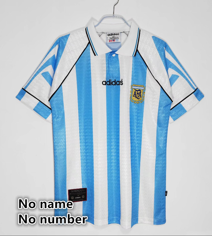 Argentina Retro jersey  Home and away  adult Retro Argentina soccer jersey 10-18 days.  About to reach your country