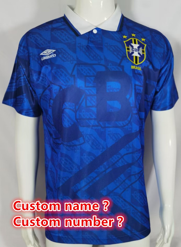 Brazil Retro jersey  Home and away  adult Retro Brazil soccer jersey 10-18 days.  About to reach your country