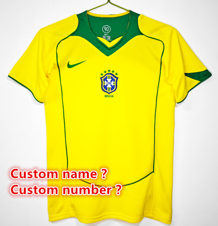 Brazil Retro jersey  Home and away  adult Retro Brazil soccer jersey 10-18 days.  About to reach your country