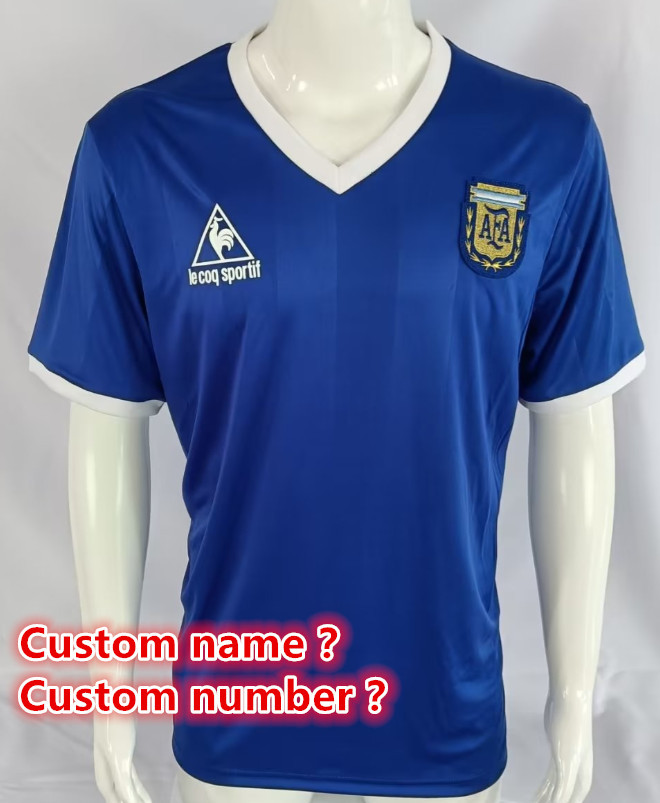 Argentina Retro jersey  Home and away  adult Retro Argentina soccer jersey 10-18 days.  About to reach your country