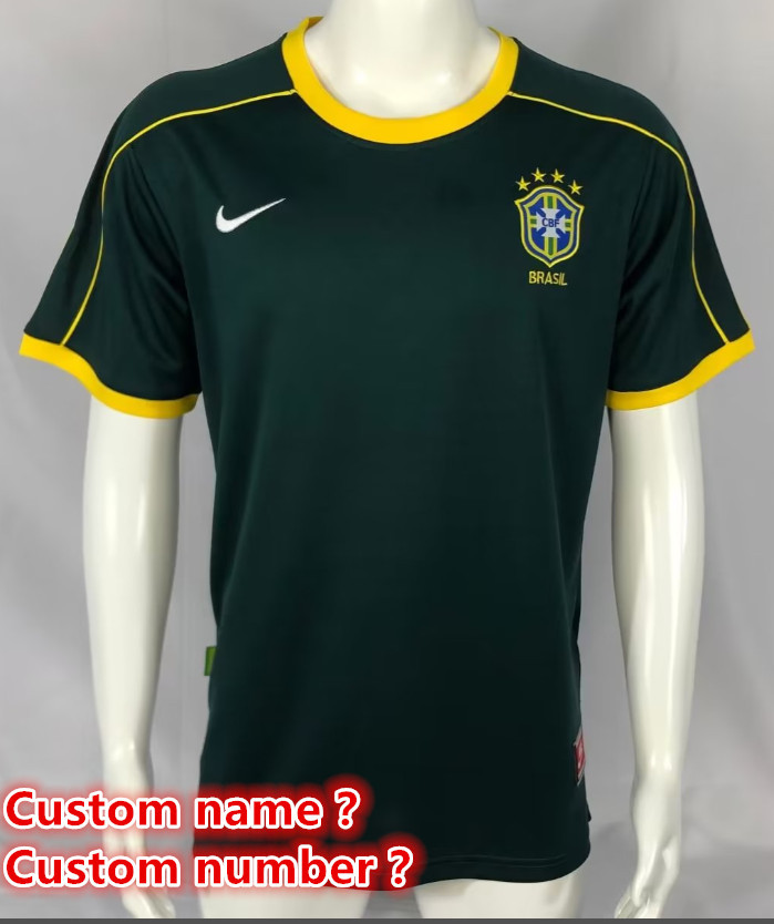 Brazil Retro jersey  Home and away  adult Retro Brazil soccer jersey 10-18 days.  About to reach your country