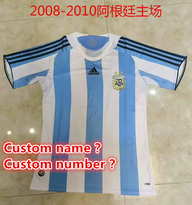 Argentina Retro jersey  Home and away  adult Retro Argentina soccer jersey 10-18 days.  About to reach your country
