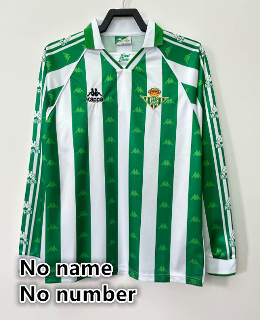 Real Betis Retro jersey  Home and away  adult Retro Real Betis soccer jersey 10-18 days.  About to reach your country