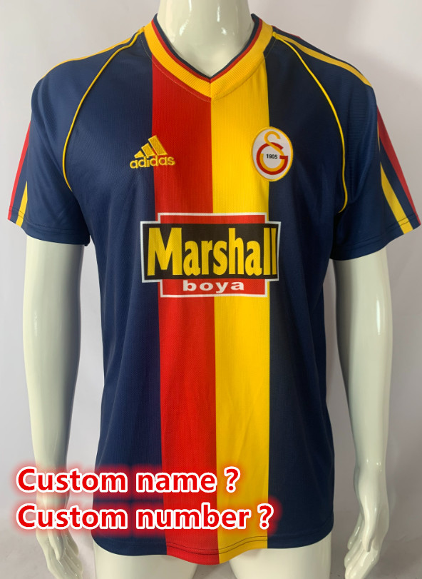 Galatasaray Retro jersey  Home and away  adult Retro Galatasaray soccer jersey 10-18 days.  About to reach your country