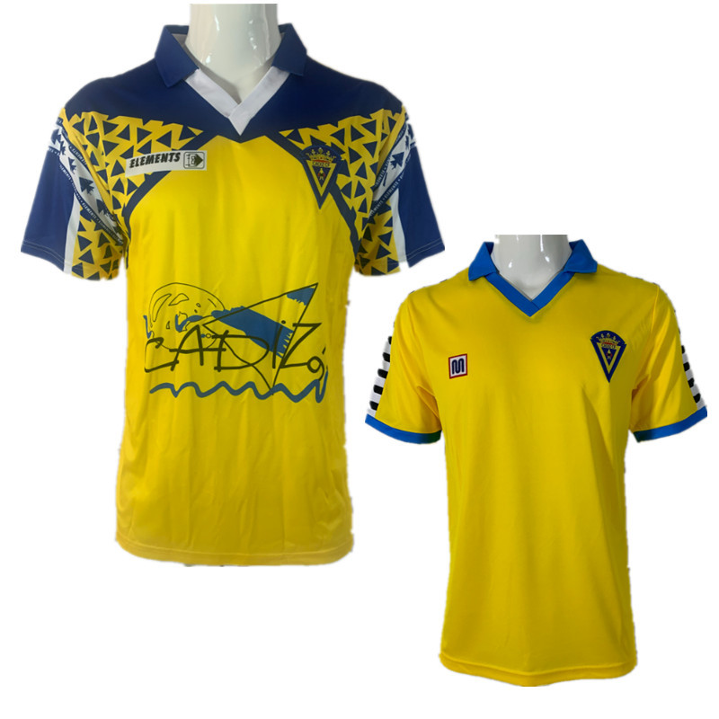 Cadiz Retro jersey  Home and away adult Retro Cadiz soccer jersey 10-18 days. About to reach your country