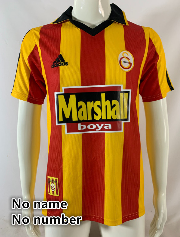Galatasaray Retro jersey  Home and away  adult Retro Galatasaray soccer jersey 10-18 days.  About to reach your country