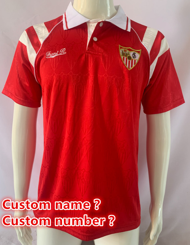 Seville Retro jersey  Home and away adult Retro Seville soccer jersey 10-18 days.  About to reach your country