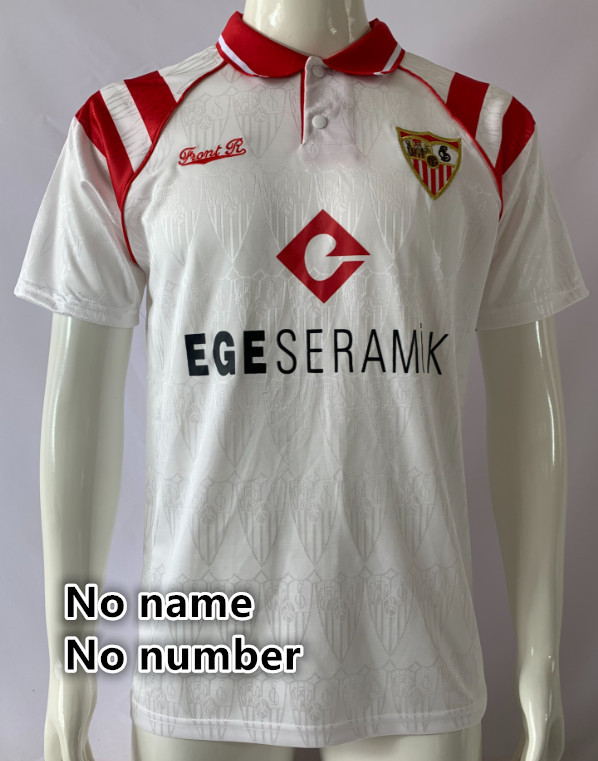 Seville Retro jersey  Home and away adult Retro Seville soccer jersey 10-18 days.  About to reach your country