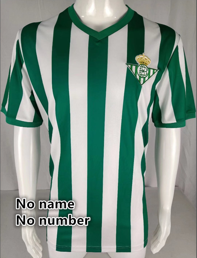 Real Betis Retro jersey  Home and away  adult Retro Real Betis soccer jersey 10-18 days.  About to reach your country
