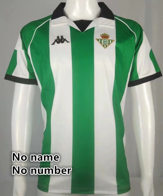 Real Betis Retro jersey  Home and away  adult Retro Real Betis soccer jersey 10-18 days.  About to reach your country