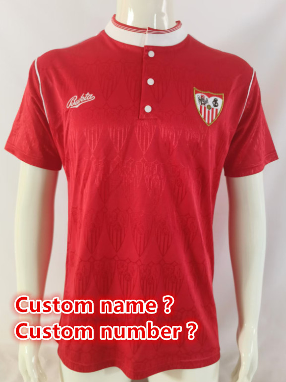Seville Retro jersey  Home and away adult Retro Seville soccer jersey 10-18 days.  About to reach your country