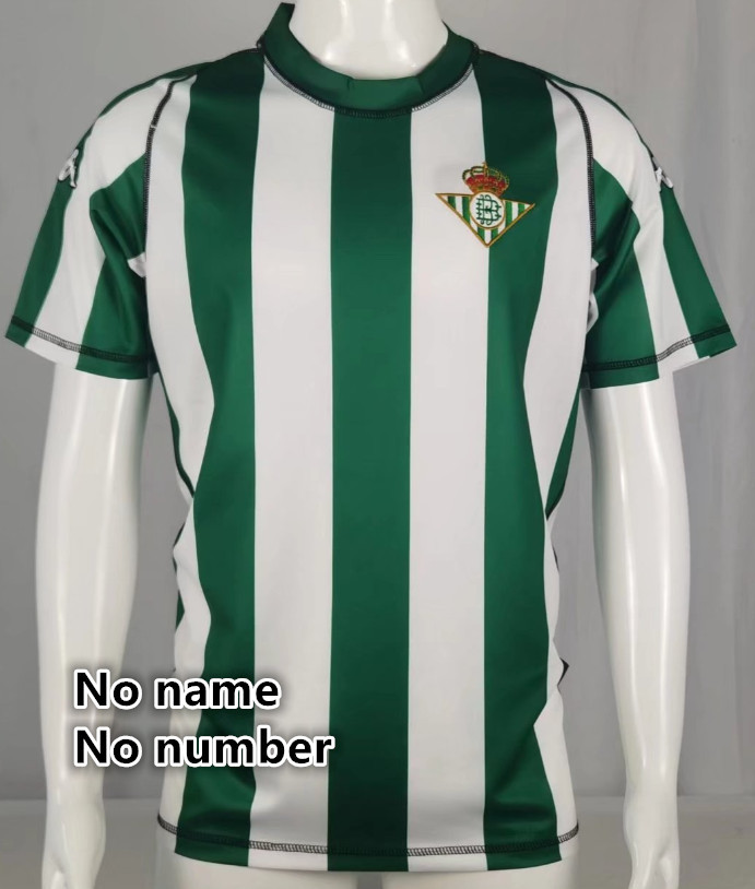Real Betis Retro jersey  Home and away  adult Retro Real Betis soccer jersey 10-18 days.  About to reach your country