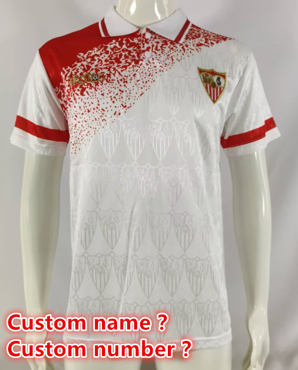 Seville Retro jersey  Home and away adult Retro Seville soccer jersey 10-18 days.  About to reach your country