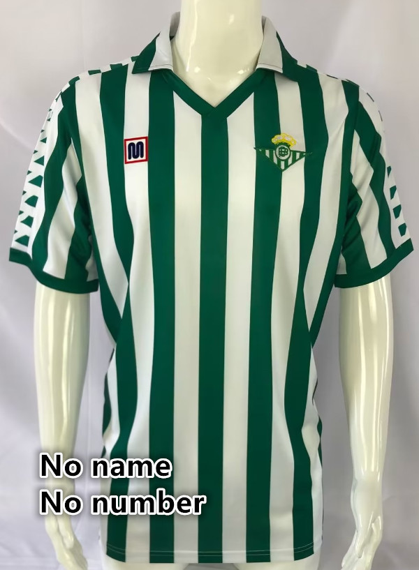 Real Betis Retro jersey  Home and away  adult Retro Real Betis soccer jersey 10-18 days.  About to reach your country