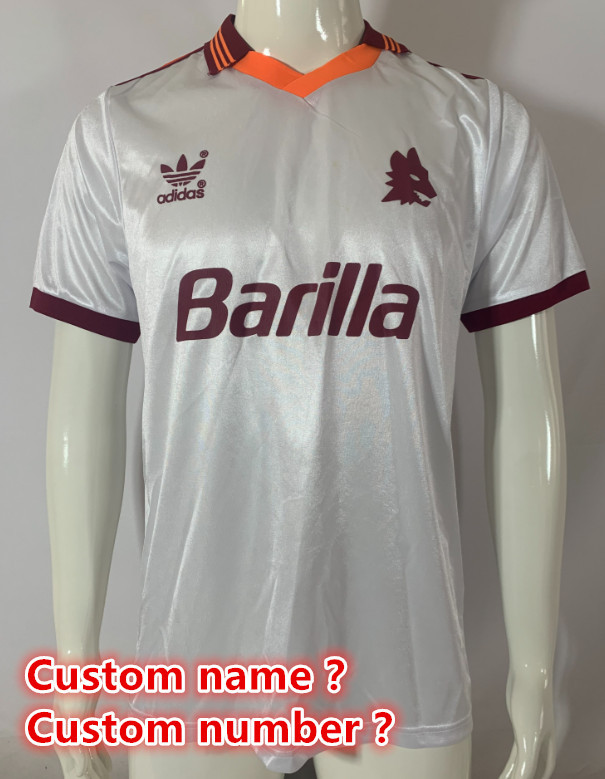 Roma Retro jersey Home and away adult Retro Roman soccer jersey 10-18 days.  About to reach your country