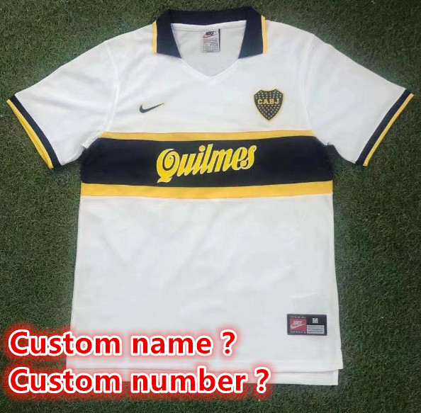 Boca Retro jersey Home and away adult Boca Roman soccer jersey 10-18 days.  About to reach your country
